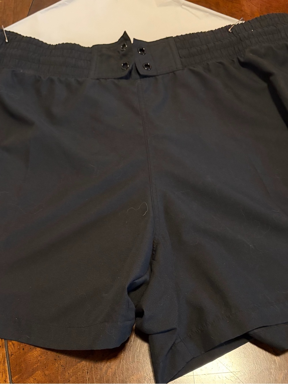 Ava & Viv Silky Black Elastic Waist Shorts